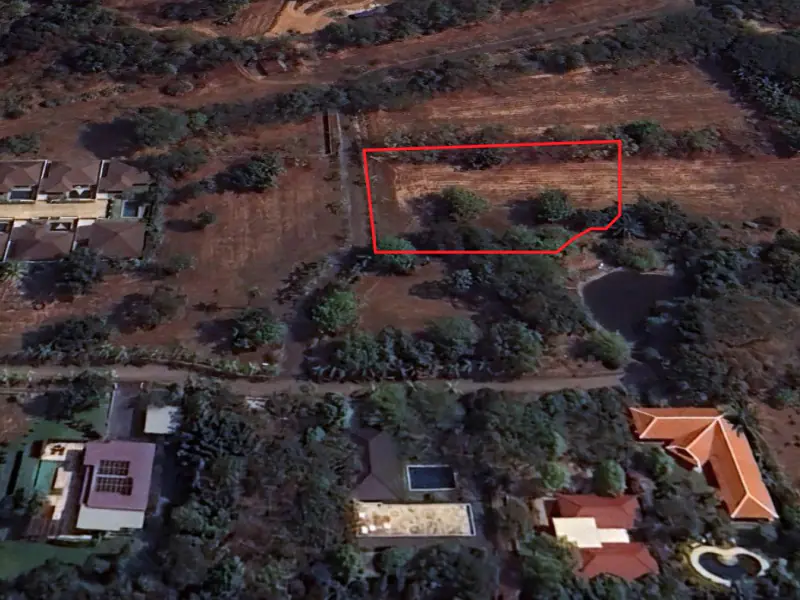 Perfectly shaped large land-plot, serene and peaceful.