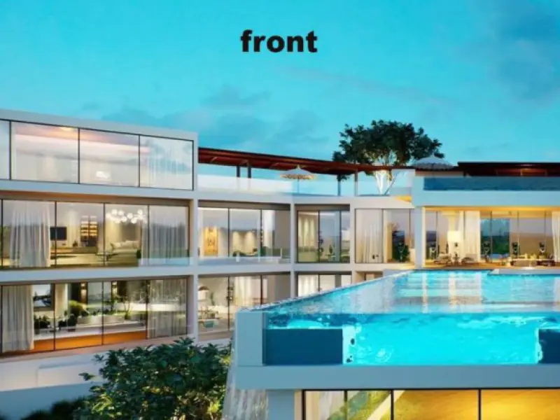 Unique beach-side upscale pool villa