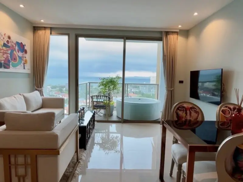 带景观的私人按摩浴缸 - 里维埃拉海洋大道公寓出租