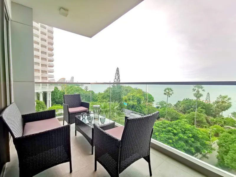 Sea View 2 Bedrooms Condo For Rent at Wong Amat Tower