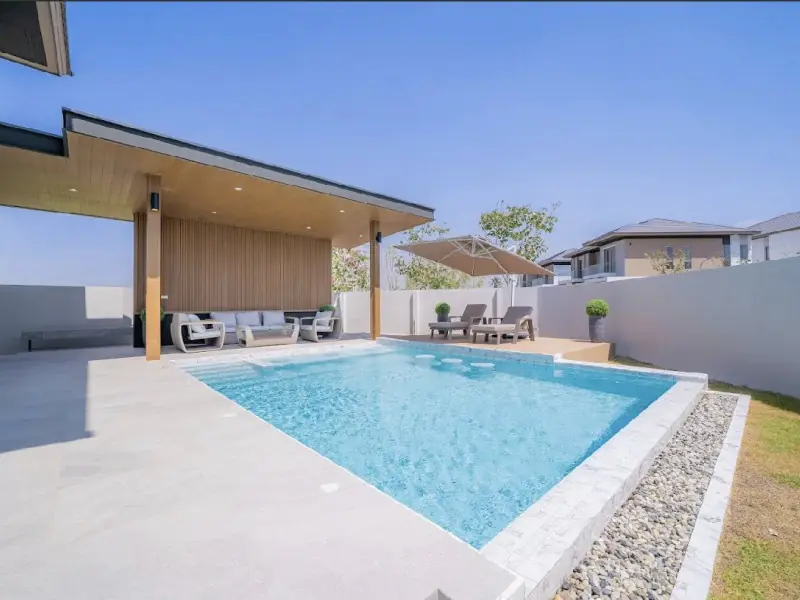 Brand-New Luxury Pool Villa for Rent – Prime Family Location, East Pattaya