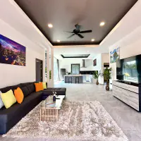 Refined Comfort - Renovated Pool Villa at Baan Piam Mongkol, Huay Yai thumbnail