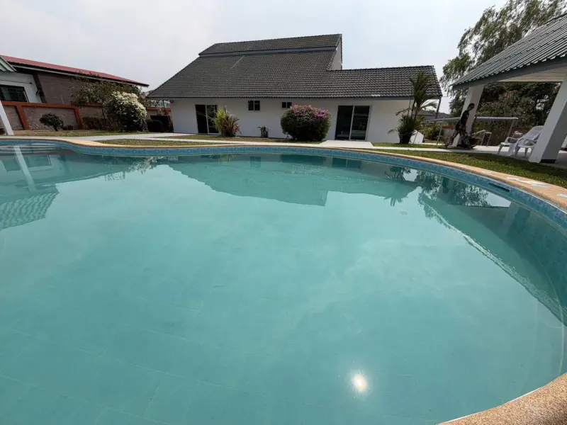 Newly renovated luxury pool villa set on a full 1 Rai land plot for sale