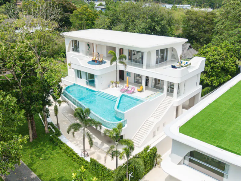 Exclusive 3-storey luxury pool villa in Modern Organic Minimalism style
