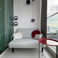 Luxury designer apartment in Sky Residence Pattaya, offering panoramic Cozy Beach views, thumbnail