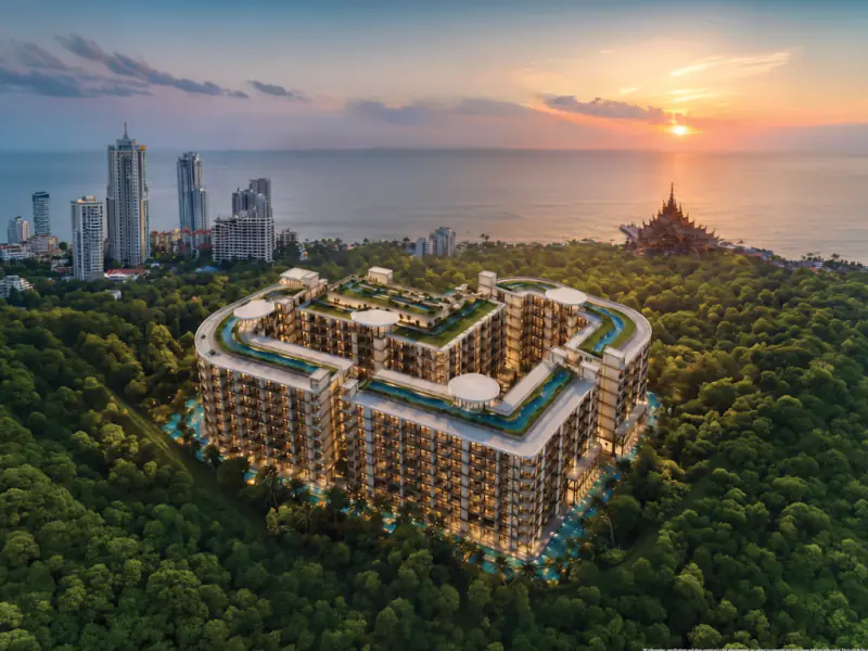 Enjoy modern city living in this beautifully furnished studio condominium at Love It Wongamat