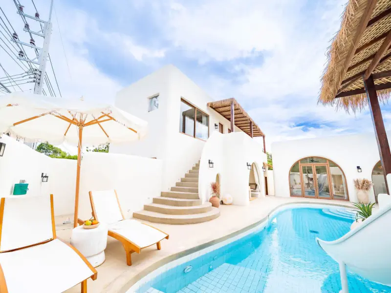 Beautifully crafted Modern Mediterranean pool villas designed for those who appreciate timeless architecture