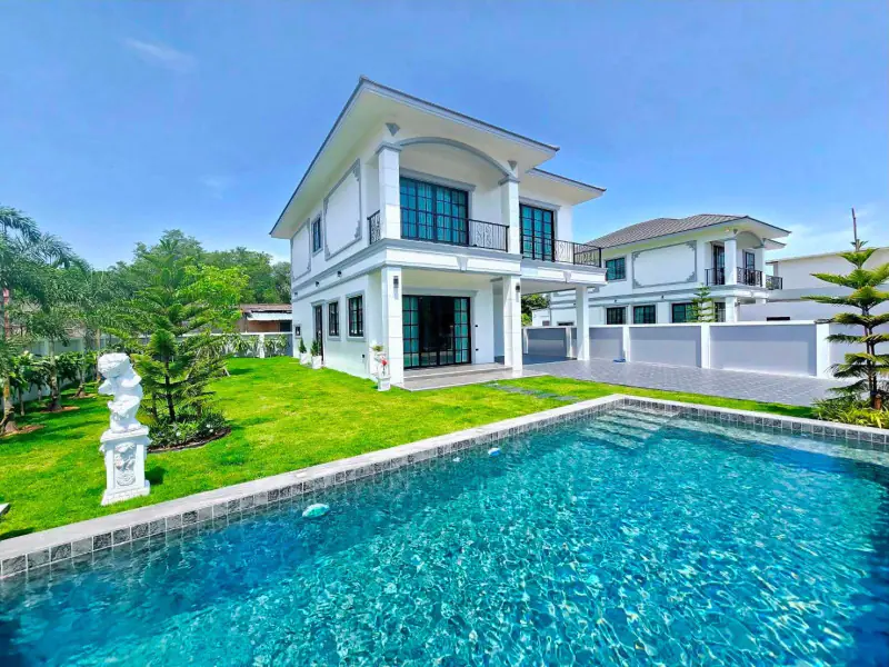 Experience modern family living in this brand-new luxury pool villa