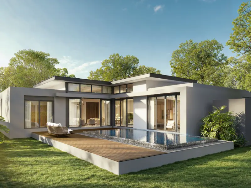 Modern Tropical Pool Villa - Garnet Type