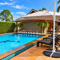 3-Bedroom Tropical Pool Villa with Spacious Gardens for Rent North Pattaya thumbnail