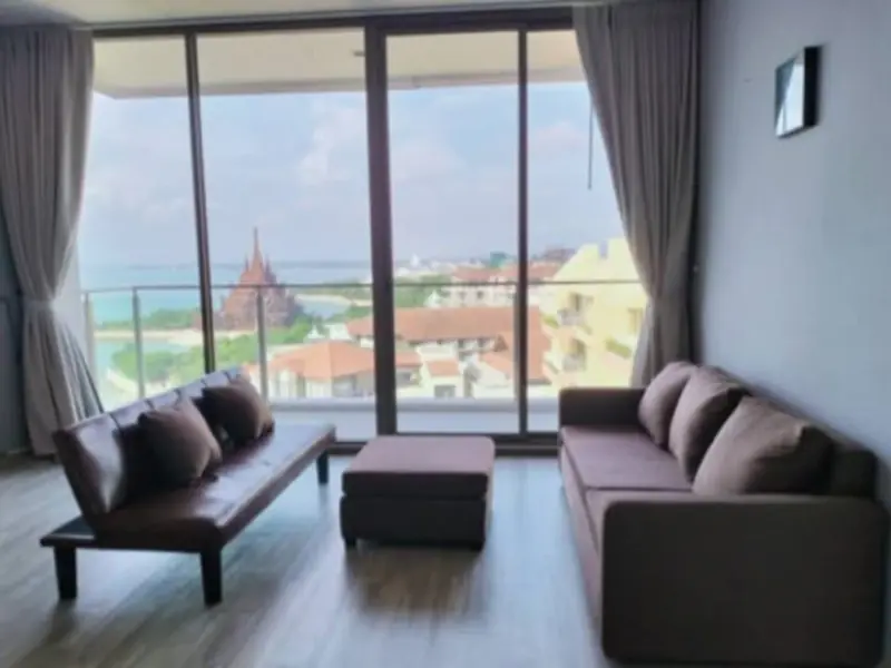 Een ruime een slaapkamer te huur in Wong Amart