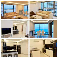 Beachfront Corner Unit - 2 Bedroom For Rent @Wongamat Tower thumbnail