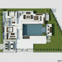 Stylish 5-bedroom BOHO villa in Thabali Village, near Chateau Dale, Pattaya. thumbnail