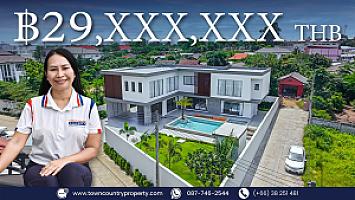 Luxury House with Private Swimming Pool in Huay Yai, Pattaya🏡