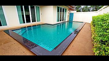 Private pool villa for sale 11.5 MB or rent 69 K  in Whispering Palms , Mabprachan Lake