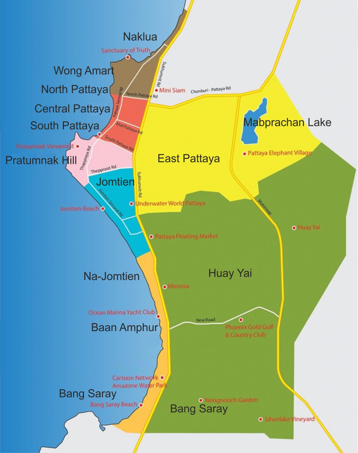 Pattaya District Guide Where to buy or rent in Pattaya