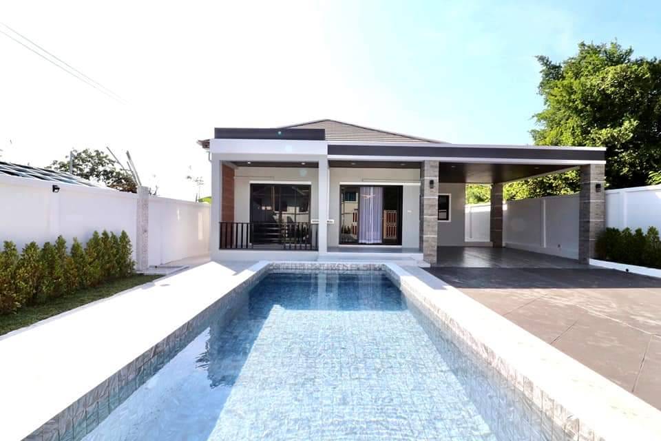 Modern Pool Villa for Sale at Huayyai Pattaya for sale in Huay Yai