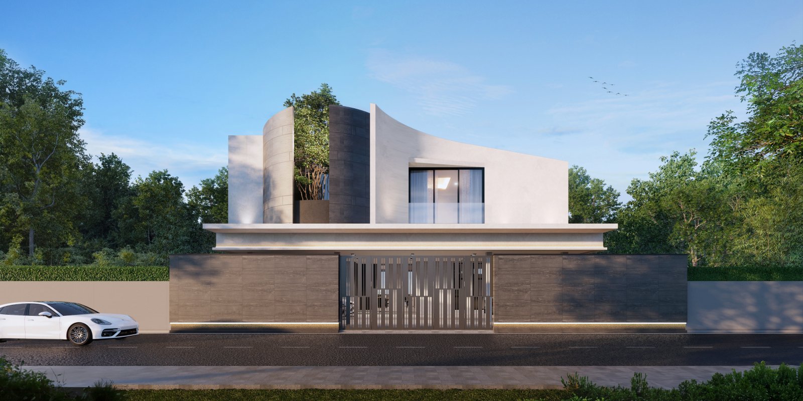 Modern Luxury Pool Villa for Sale at Srikharin Pratamnak Hill