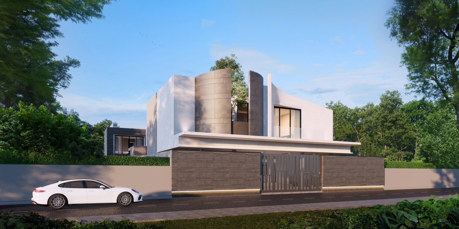 Modern Luxury Pool Villa for Sale at Srikharin Pratamnak Hill